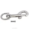 Zinc Alloy Nickel or Chrome Plated Model 5045Z Bolt Swivel Ring Snap Hooks
