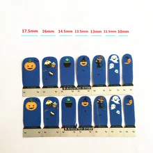 Blue White Halloween pumpkin Nail Arts Nail Sticker Waterproof Nail Decal Sticker Gel Polish French Manicure