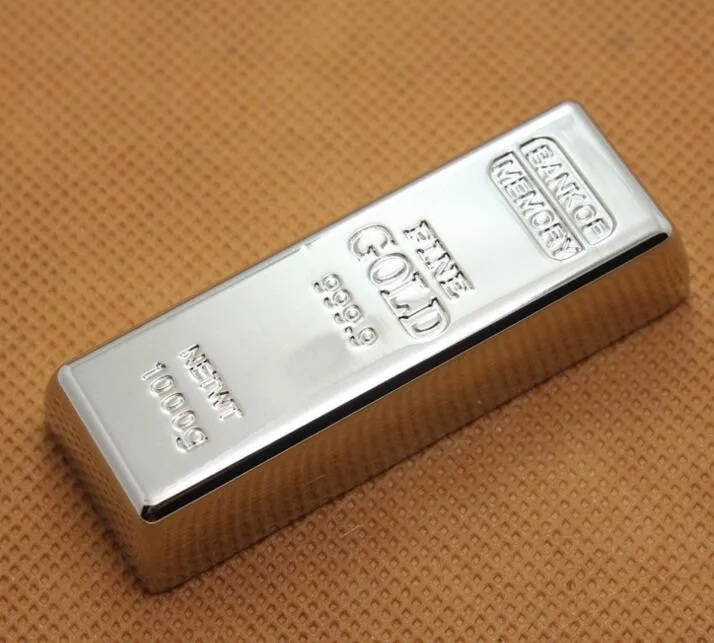 Free sample gold bar usb flash drive customized logo - ANKUX.COM