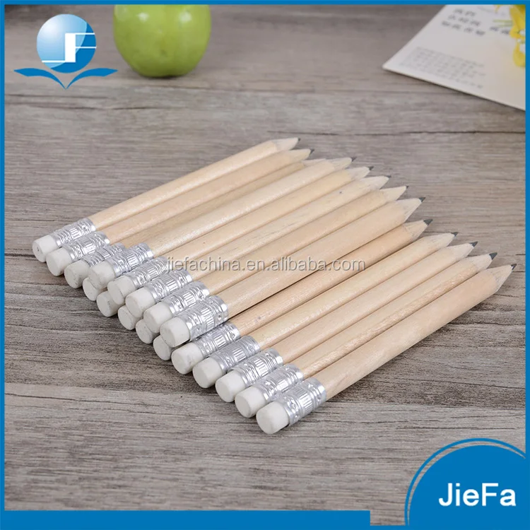 Natural Wood Custom Pencils With Eraser,Round Shape Wood Golf Pencil Buy Wood Pencils,Custom