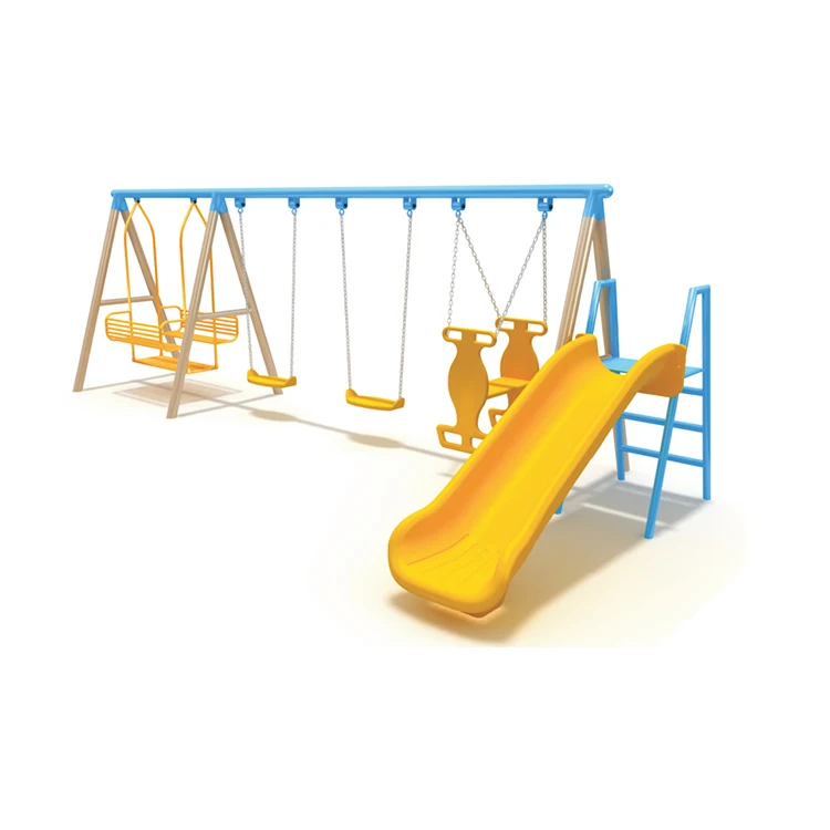 Wholesale Outdoor galvanized Swing Sets for Adults and Kids, View steel swing set, QIAOQIAO