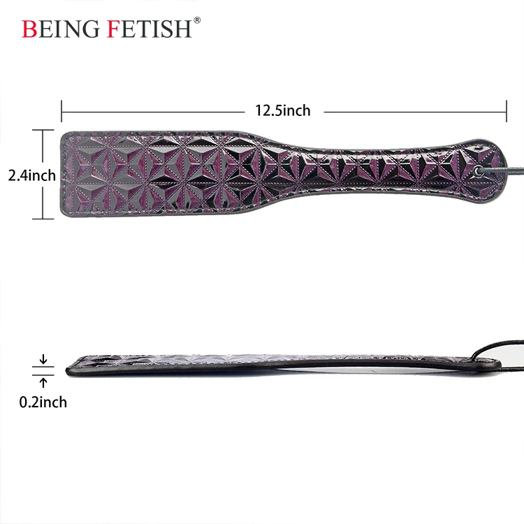 Bondage Fetish Pattern Slave Game Bdsm Leather Paddles Gear For