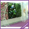 moon shape white garden wedding arch for wedding stage background
