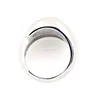 Titanium Core Silver 325 925 Sterling Zircon Princess Ring
