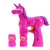 Bubble Gun, Bubble Blaster Gun Bubble Shooter Soap Bubble Toy LED Bubble Ty Gun, Unicorn Bubble Gun with Solution Costume toy