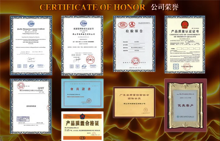 Moredern Design Wrought Iron Entrance Door