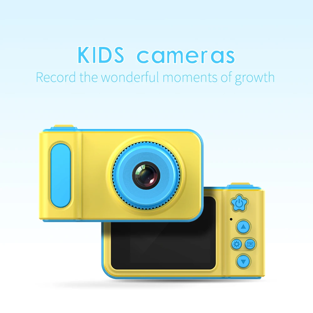 Cheapest 2.0 inch cartoon cute kids camera toys children birthday digital camera for kids
