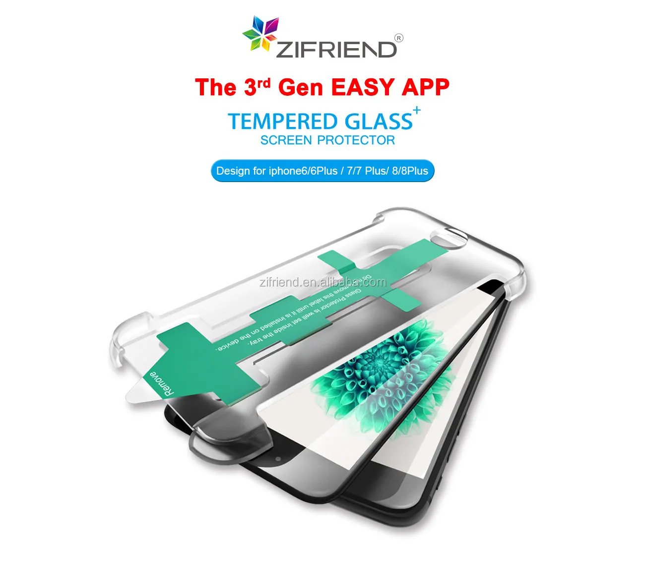 2018 High Quality 3d Mobile Liquid Tempered Glass For Iphone 7 With