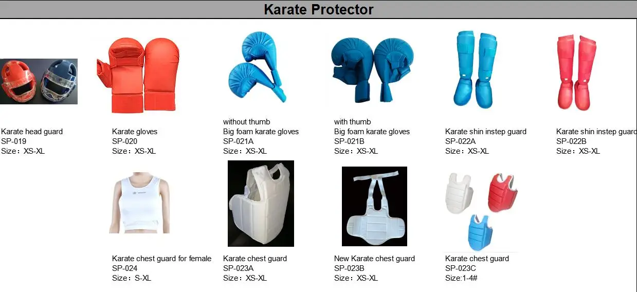 karate products