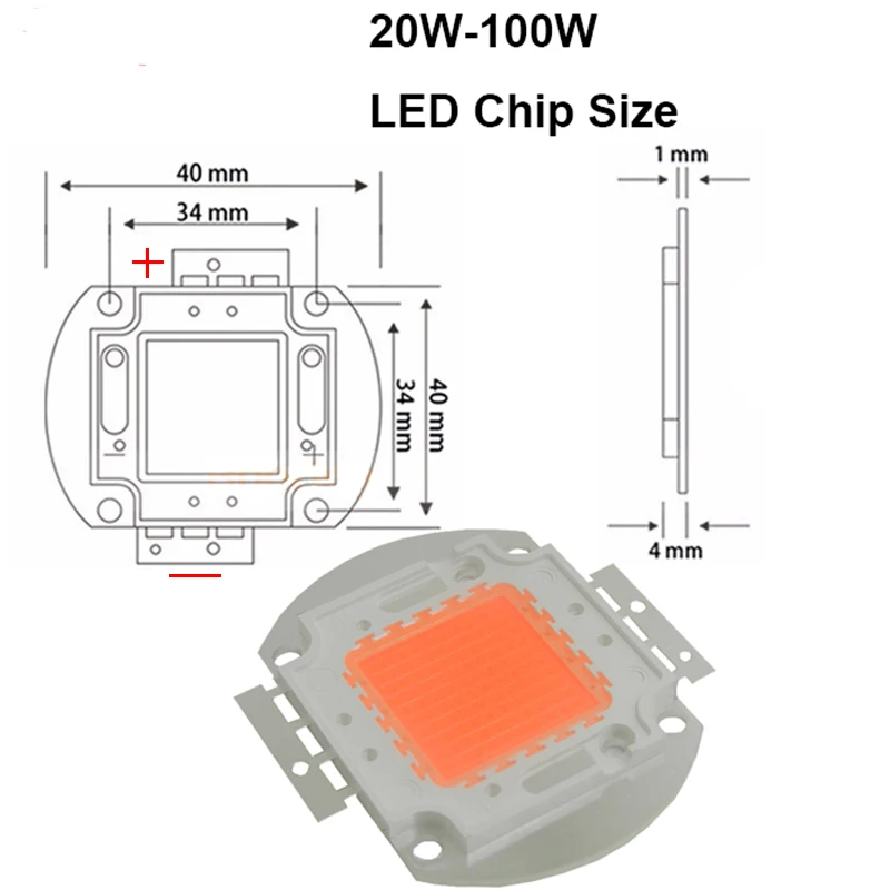 full spectrum 400nm~840nm cover plant all stage greenhouse 50w 100w Hydroponics LED Beads LED COB Grow led light