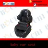 ISOFIX black baby car seat with anti-stamping front fence, with ECER44/04