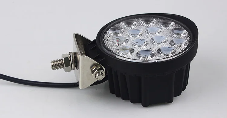 4.5in 42W 12V 24V Work LED Light with IP67 - Round - 3360lm - Flood Spot - for Off Road Truck Jeeps Cars Automotive Heavy Duty