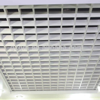 Aluminum Exposed Grid Ceiling Tile Buy Aluminum Exposed Ventilative Grid Ceiling Tile Aluminum Ventilative Grid Ceiling Tile Aluminum Open Cell Grid