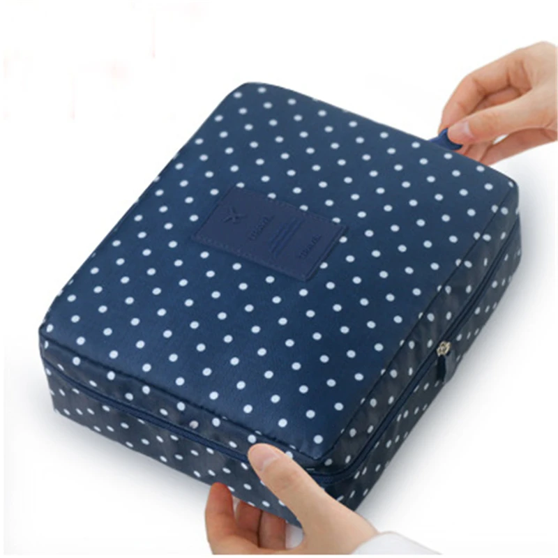 wholesale custom  waterproof portable travel makeup case cosmetic bag