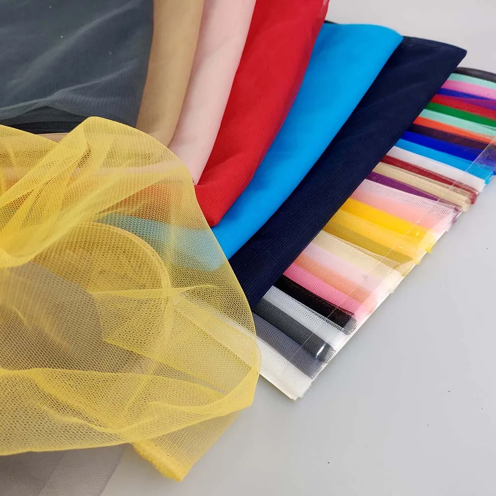 Top Soft Hand Feeling Ready For Bulk 100% Nylon Net Fabric For Mosquito ...