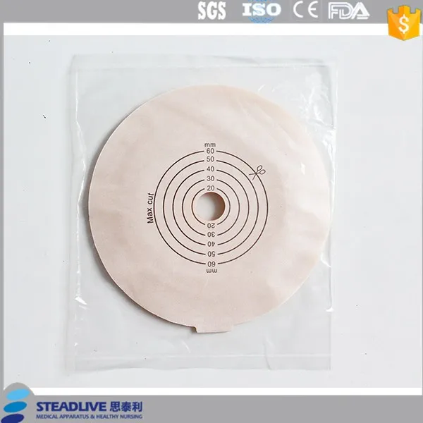 Two Piece Colostomy Ostomy Bag Flange Hydrocolloid Wafer 60mm Buy