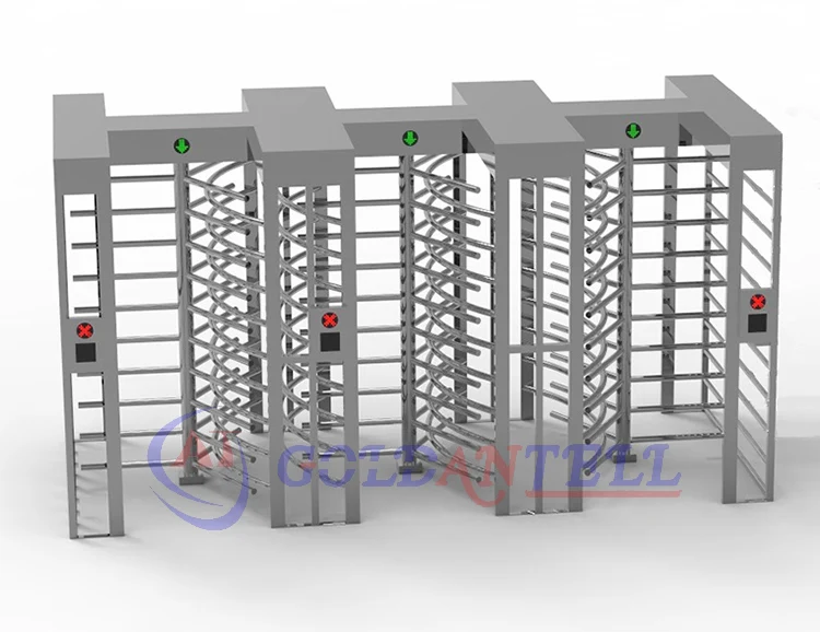 Entrance Exit Automatic Manual Operation Stainless Steel Rfid