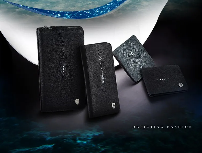 Best Leather Wallet Maker Genuine Stingray Leather Wallets For Men