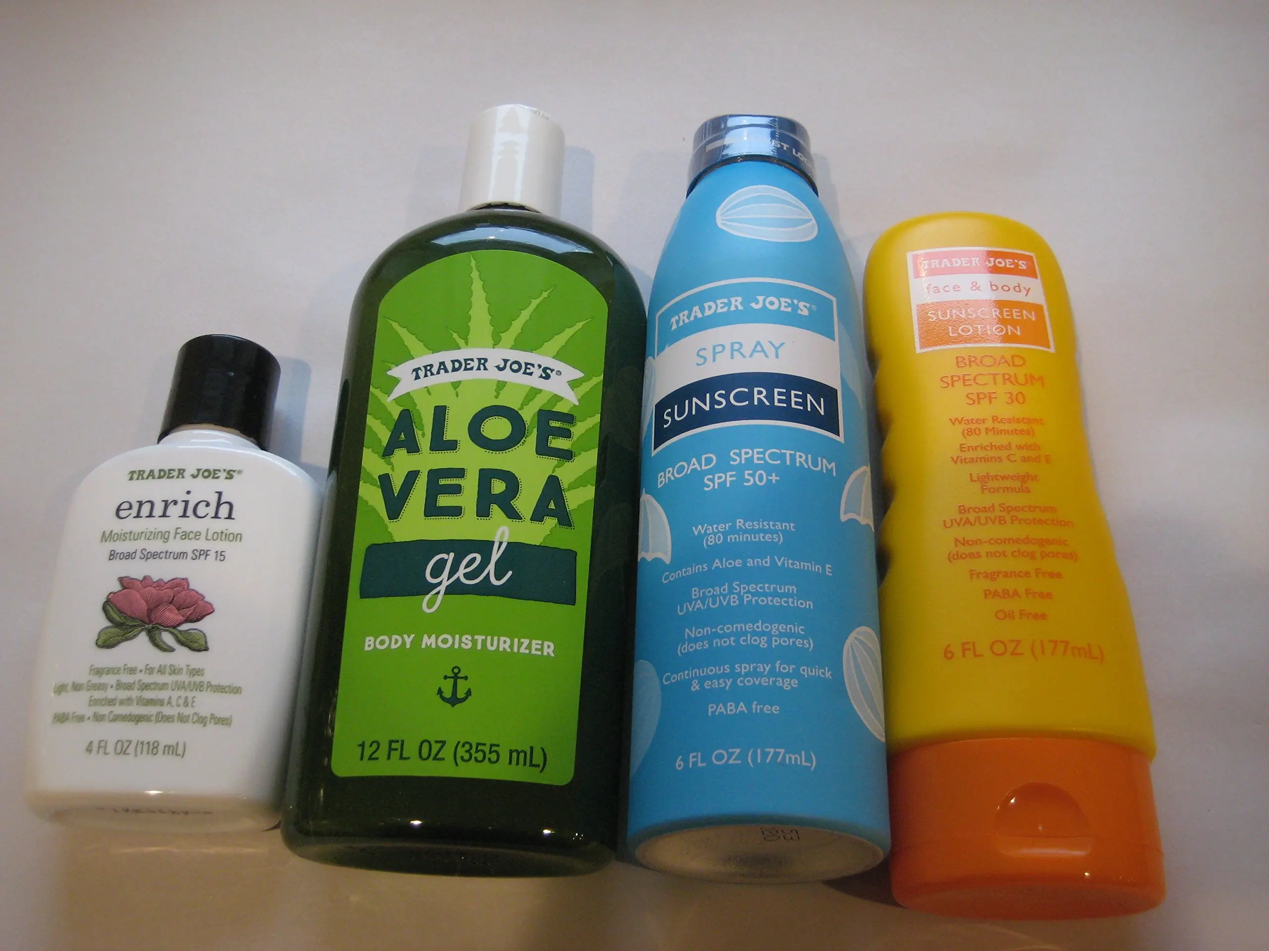 trader joe's face sunscreen