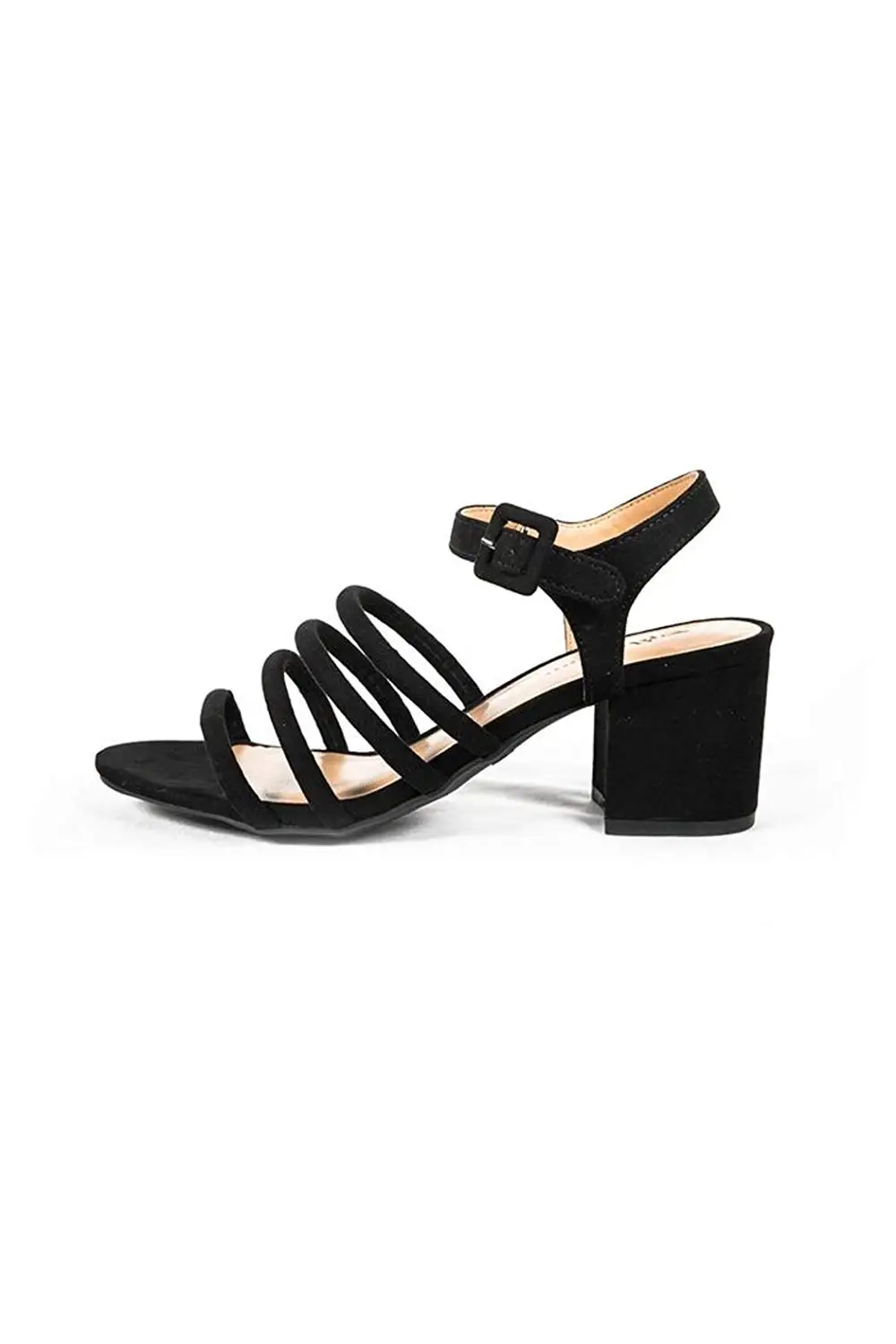Zigi Soho Womens Gladys Open Toe Casual Strappy Sandals, Black, Size 5.0
