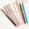 High quality student gifts metal crown pen no mininum order papelaria fun crown pens