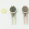 High quality antique golf divot repair tool with blank ball marker