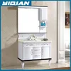 Fashion waterproof vanity tall thin bathroom mirro cabinet with big storage YQ-8007
