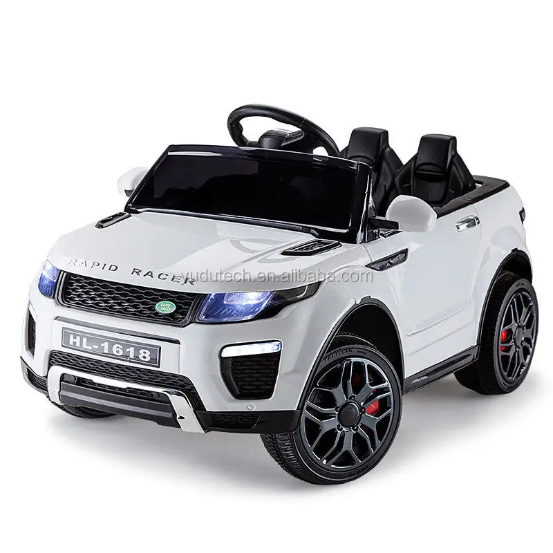 White Rovo Kids Ride-on Car Range Rover 