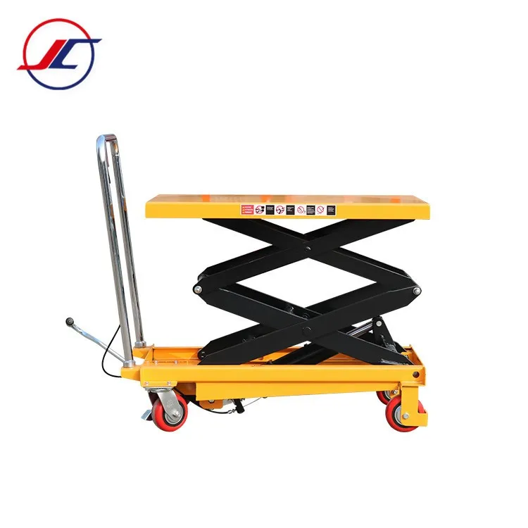 Material Handling Trolleys Hand Lift Table Platform Mini Hydraulic Lift ...