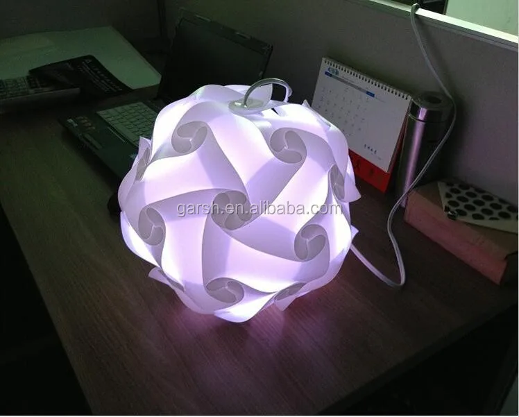 Hanging Puzzle Lamp Diy Iq Plastic Modern Lighting Buy Puzzle Lamp