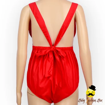 simple red frock design