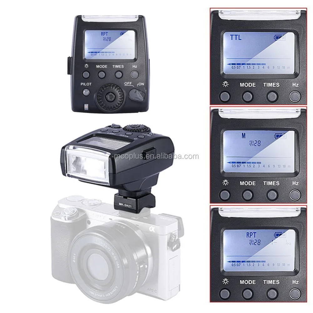 Meke MK-300S Mini TTL Flash Speedlite Light for Sony A37 A65 A77 A200 A300 A350 A500 A550 A850 A900 Cameras