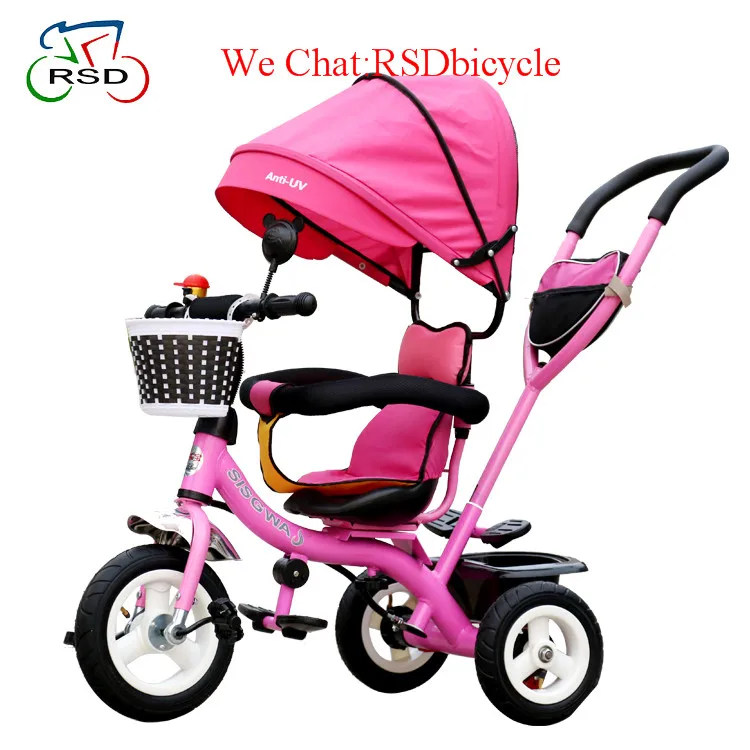 China Factory Wholesale 4 In 1 Baby Tricycle,Tricycle Kids Rotate Seat