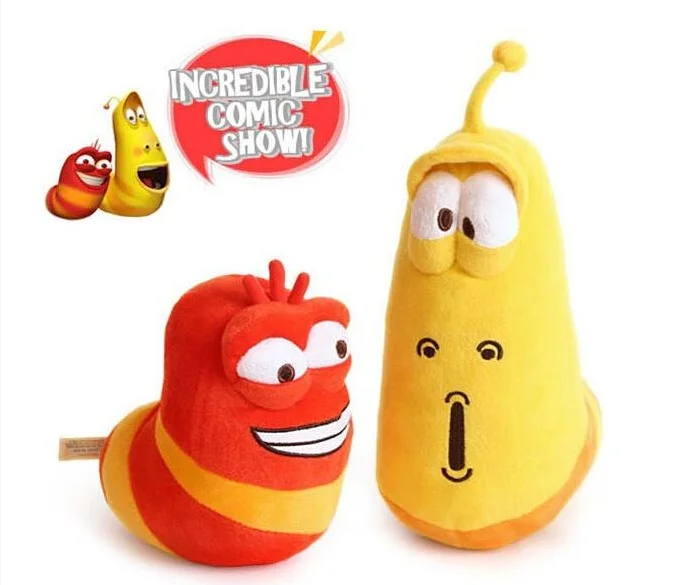 larva stuffed animals