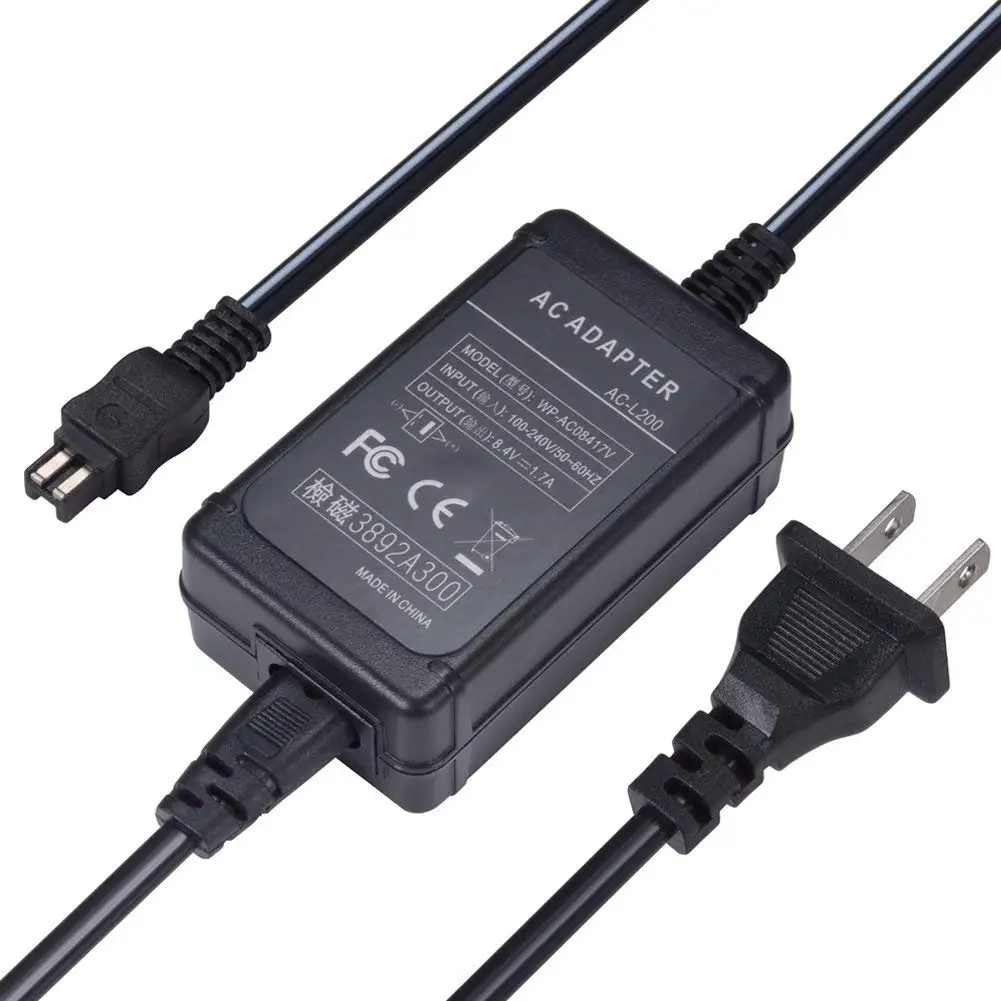 Get Quotations · SoulBay AC Adapter Power Supply Charger Cord Replacement  for Sony Handycam Camcorder HDR CX405 DCR-