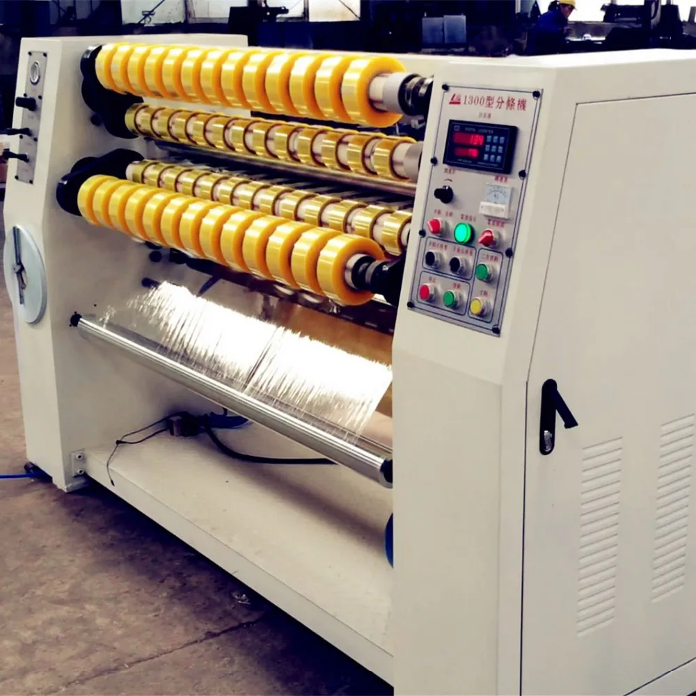 Automatic One Shaft Masking Tape Pe Pvc Electrical Tape Cutting Machine