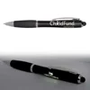 LED Glow Plastic Ballpoint Pen Light Up Your Logo Twist Action Pen Screen Touch Laser Engraved Logo