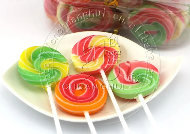 10g Handmade Round Flat Lollipop - Buy Round Flat Lollipop,Flat ...