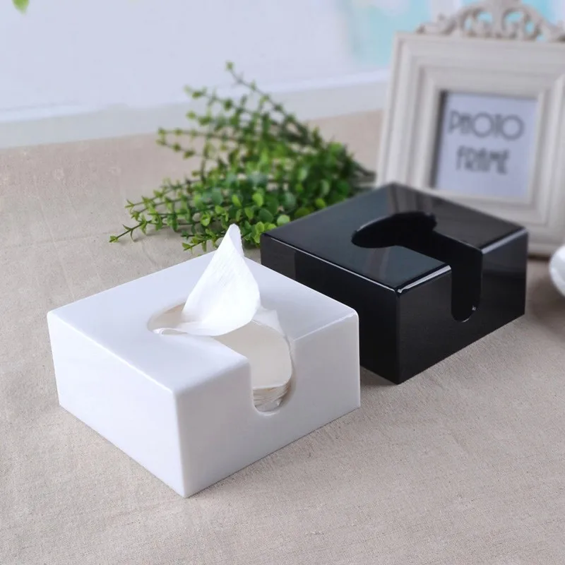 Black Acrylic Tissue Box Cover Holder Buy Acrylic Tissue Box,Black