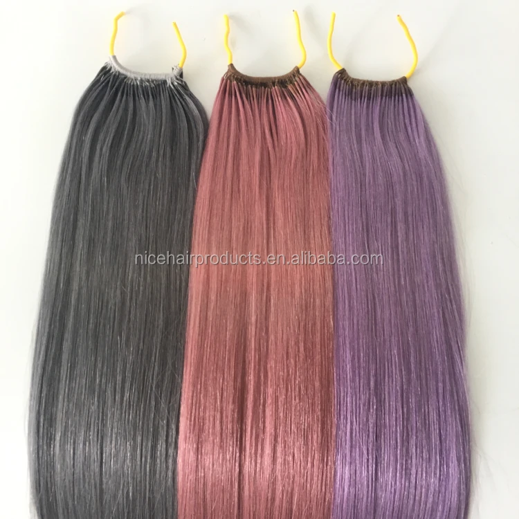 Wholesale Price Natural Hair Cotton Thread Twins Glue Hair Extension