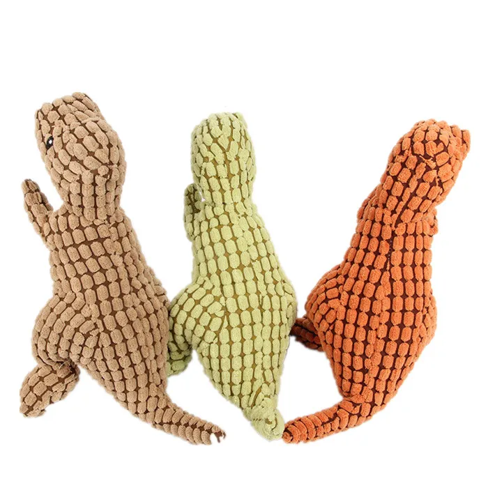 Custom Eco Friendly Dinosaur Shaped Chew Plush Dog Sound Toys Buy