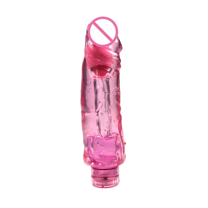 Multi Speed Rabbit Vibrator Silicone Jelly Dildo Powerful G Spot Magic Vibrating For Adult Women Erotic Clitorisdildos