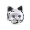 Slovehoony Cute Cat Charms 925 Silver Animal Charm Beads for 2019 wholesale 925 silver