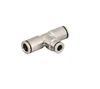 Pneumatic Accessories MPEG Tee Reducer one Touch Fittings brass nickel-plated Pneumatic Copper push-in connector fittings China