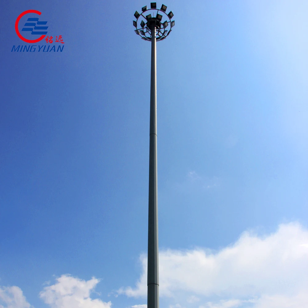 steel fiberglass frp lighting poles