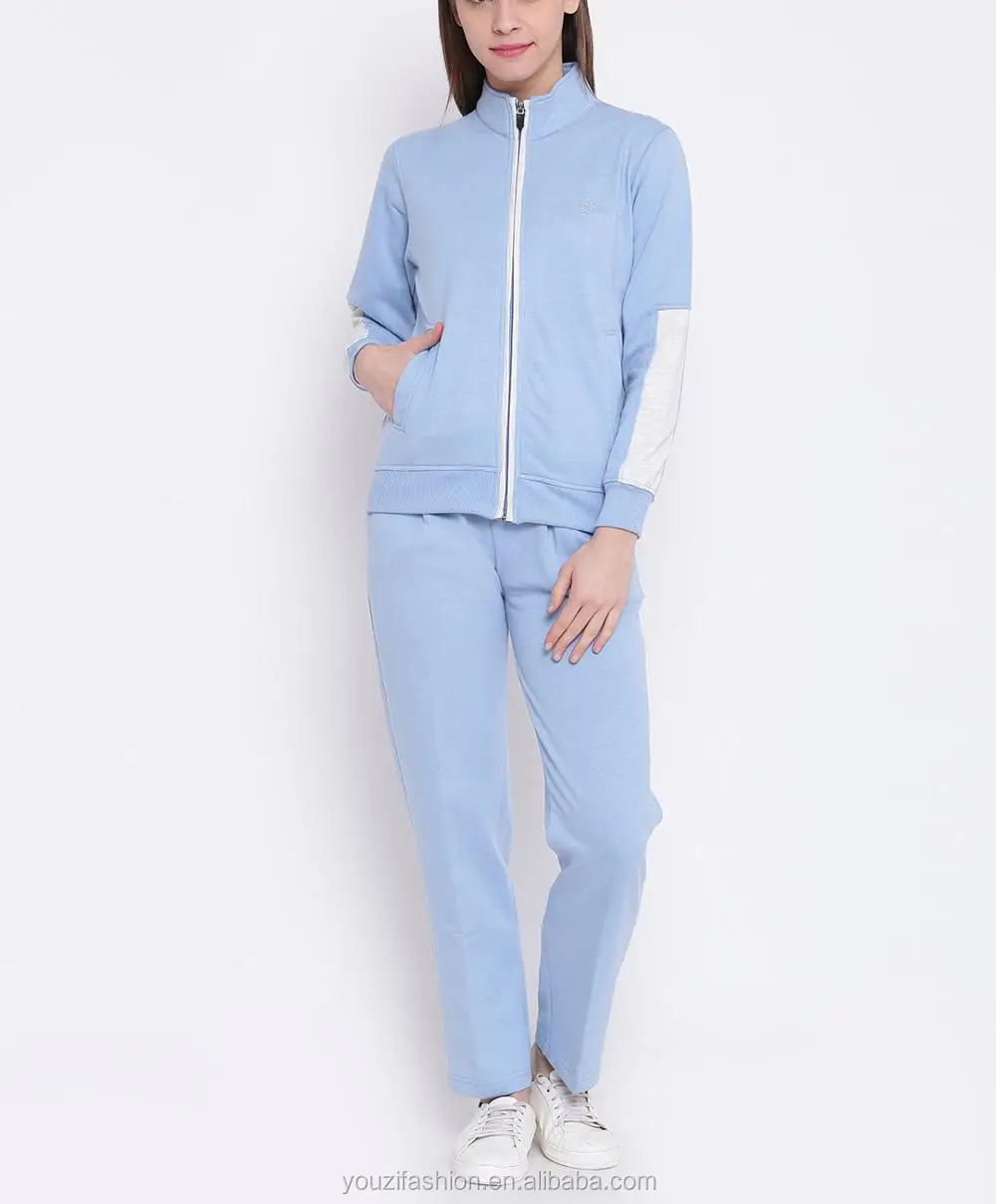light blue tracksuit womens