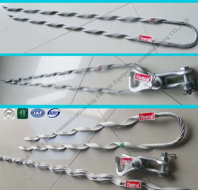Suspension clamp set for ADSS/OPGW fiber optic cable, View suspension