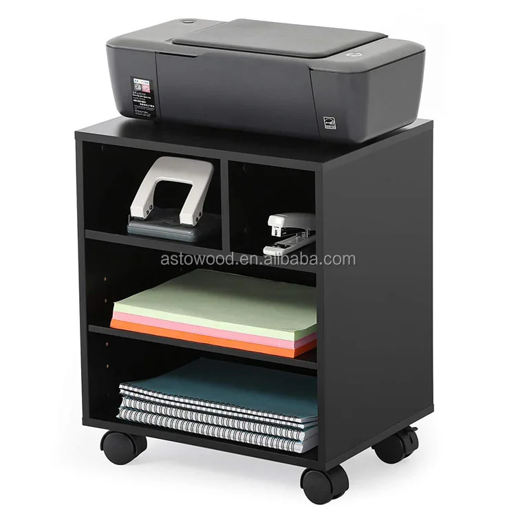 Office File Cabinet For Printer Stand With Shelf And Movable