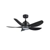2019 new ac dc 5 blade ceiling fan remote controlled with light