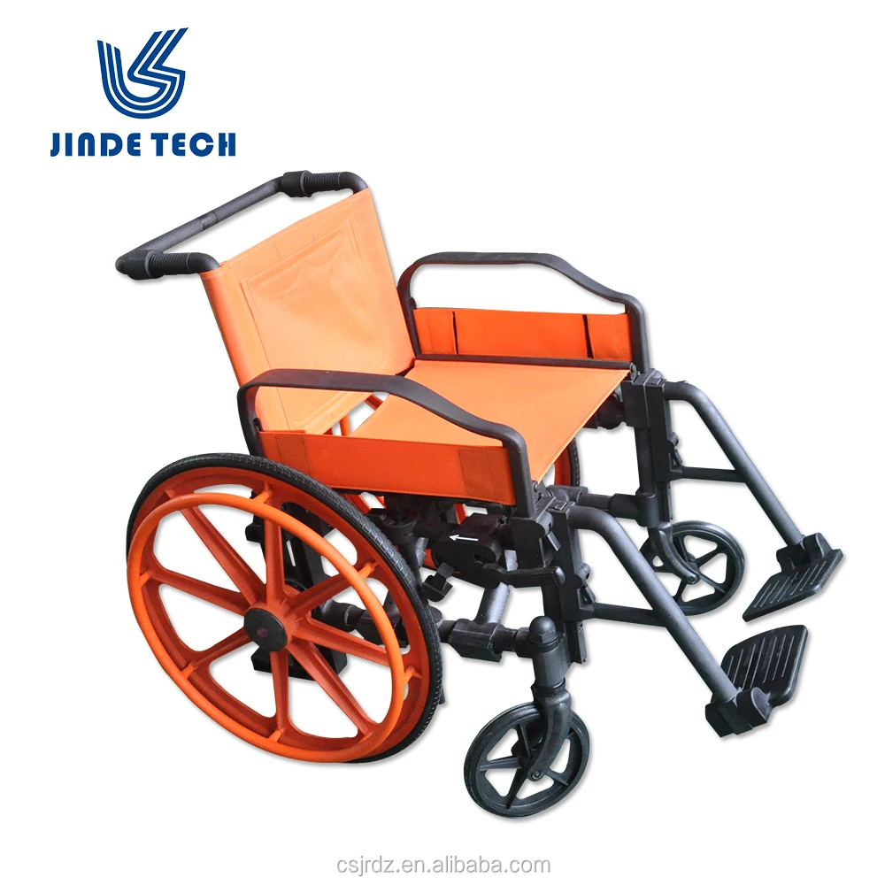 
Jinde First-Aid MRI Non-magnetic wheelchair, Hospital Non-magnetic wheelchairt for MRI emergency appliances from China 